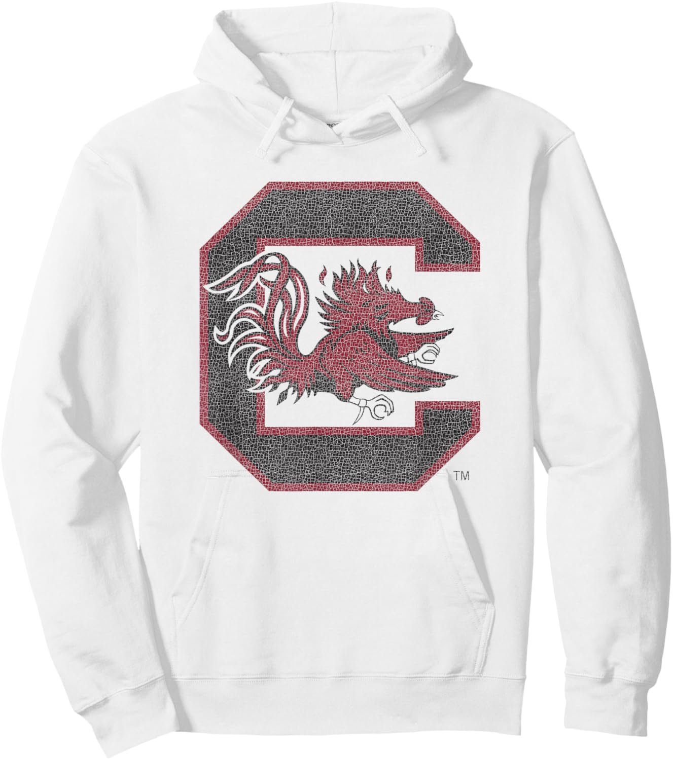 South Carolina Gamecocks Vintage Icon White Hoodie - Hoodie | White