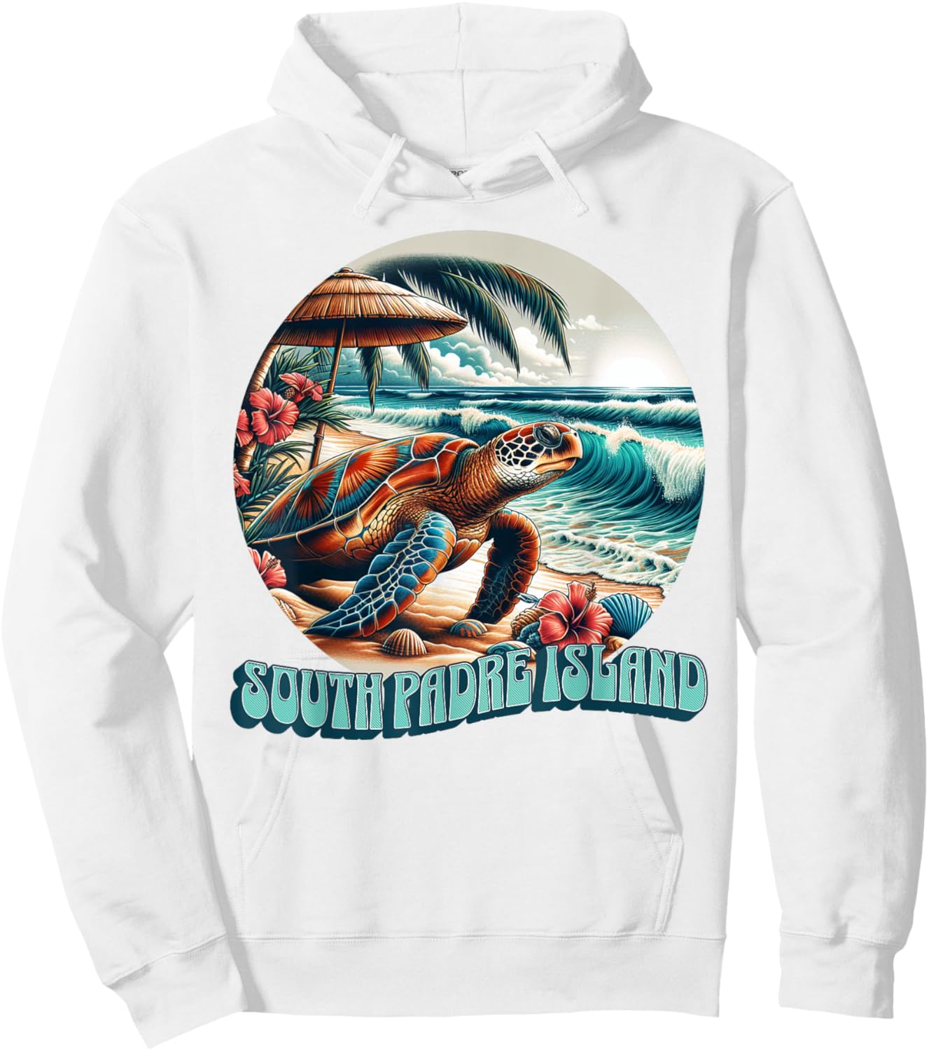 South Padre Island Hoodie - Hoodie | White