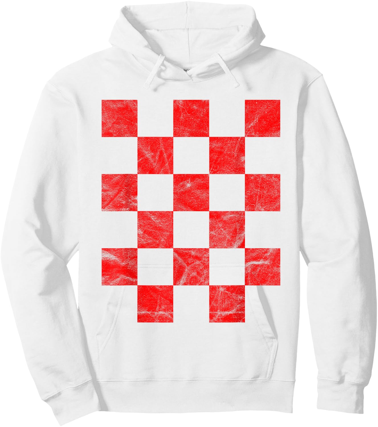 Croatian Flag Vintage Croatia Hrvatska Hoodie - Hoodie | White