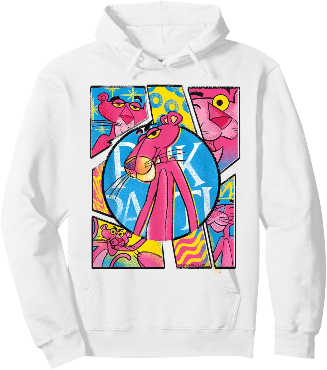 Pink Panther Graffiti Panels Hoodie - Hoodie | White