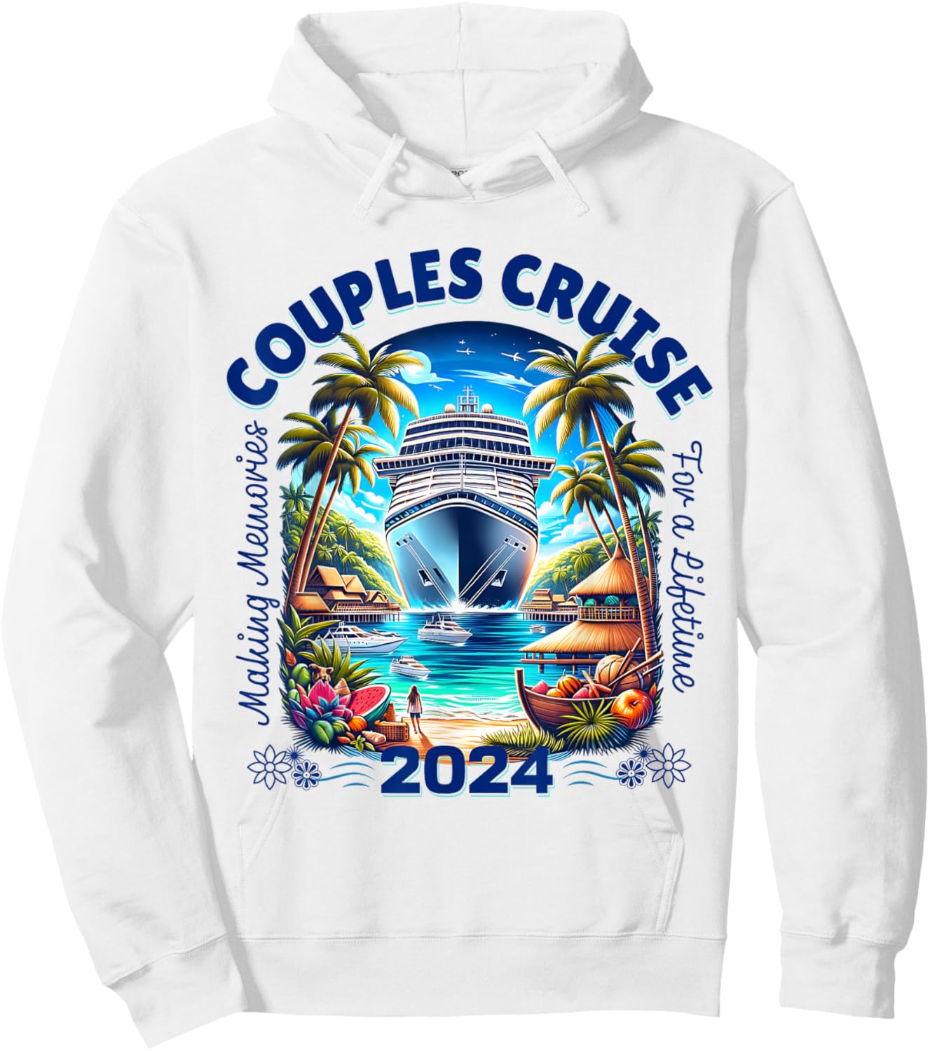 Making Memories For A Lifetime Matching Couples Cruise 2024 Hoodie - Hoodie | White