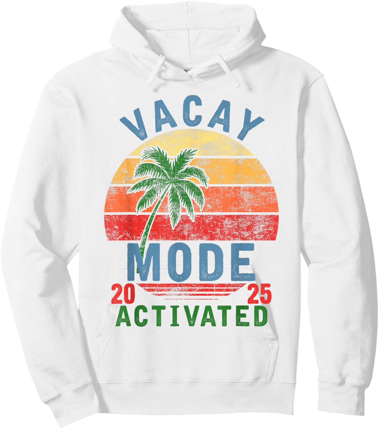 Vacay Mode Activated Vacation Summer Cruise Getaway Holiday Hoodie - Hoodie | White