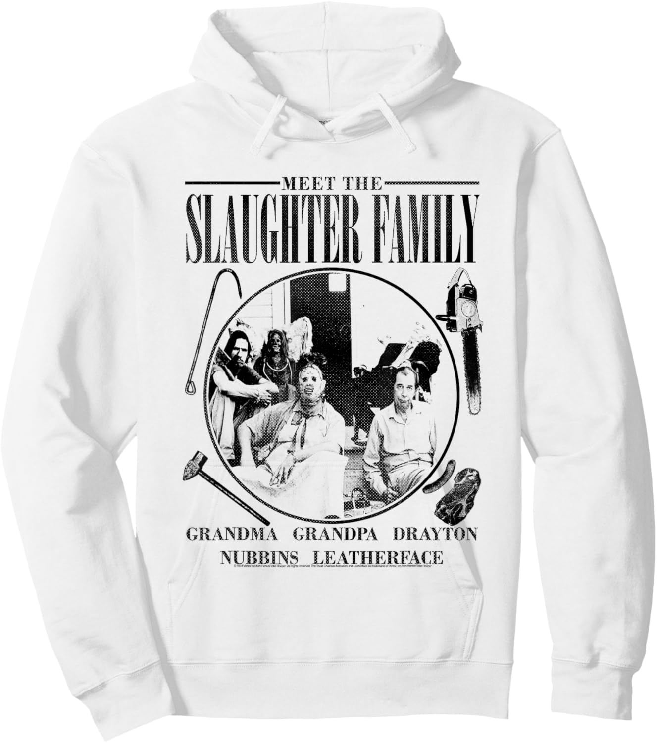 Texas Chainsaw Massacre The Slaughter Family Hoodie - Hoodie | White