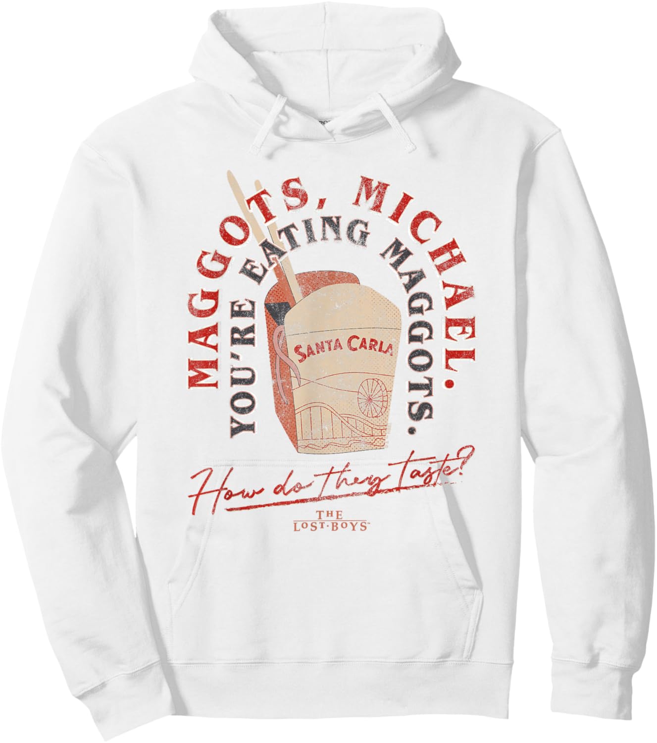 The Lost Boys You're Eating Maggots Hoodie - Hoodie | White