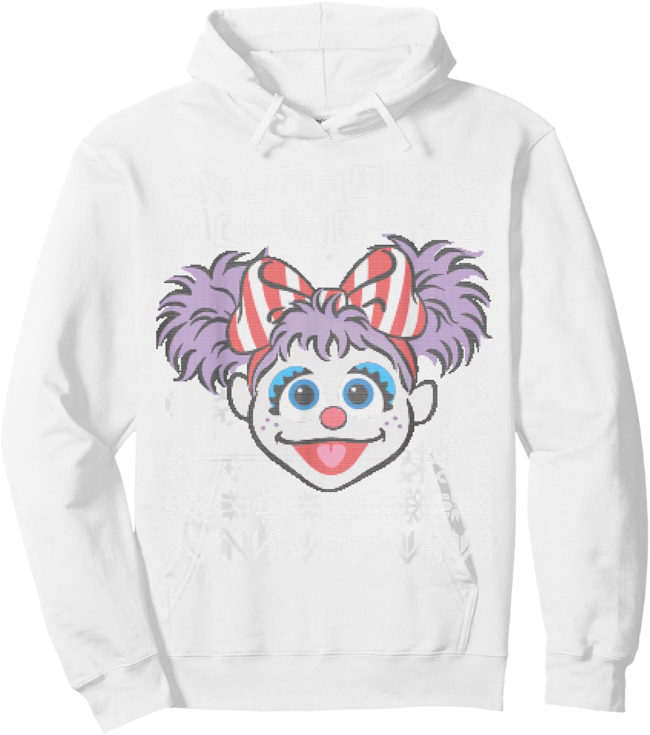 Sesame Street Abby Cadabby Ugly Christmas Hoodie - Hoodie | White