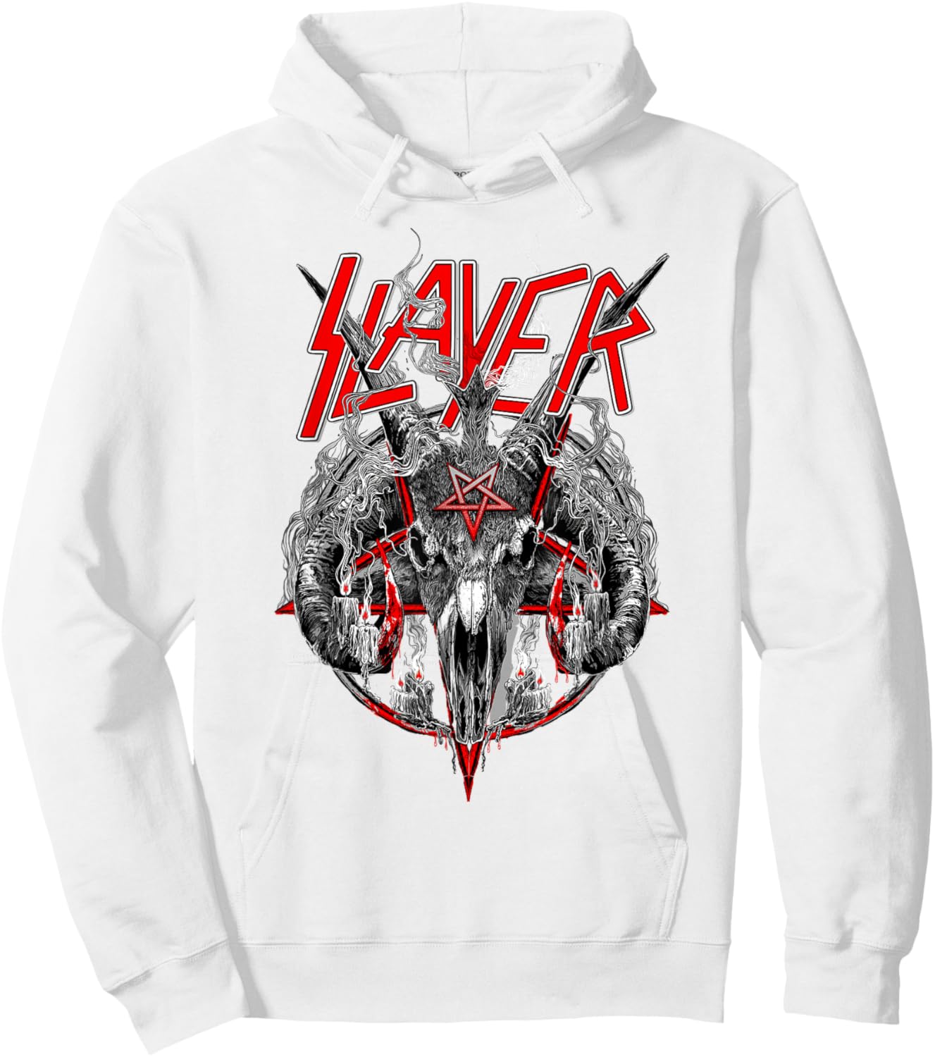Slayer – Goatagram Hoodie - Hoodie | White