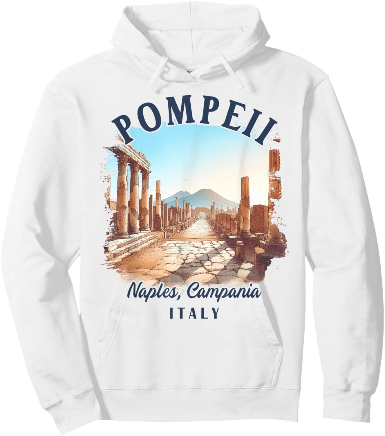 Pompeii Italy Traveling Meet Me In Pompeii Naples Italy Hoodie - Hoodie | White