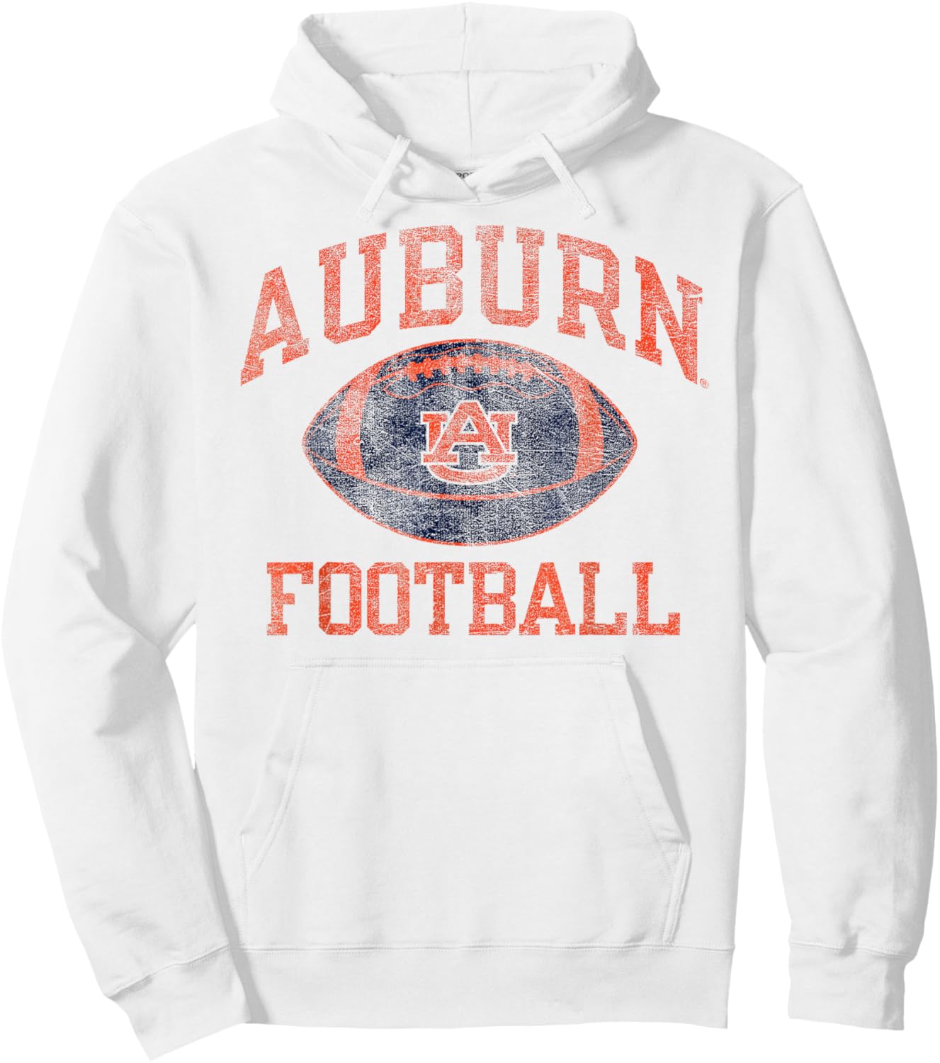 Auburn Tigers Football Intensity White Officially Licensed Hoodie - Hoodie | White