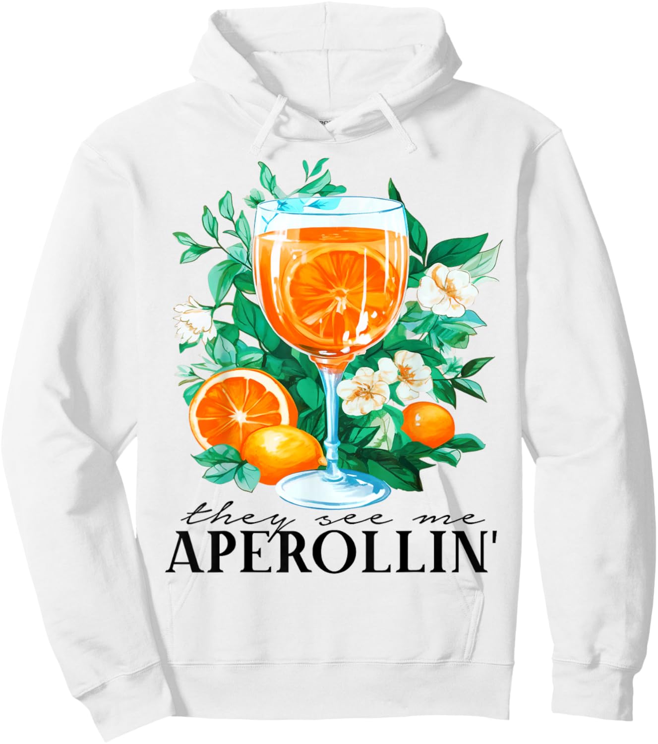 They See ME APEROLLIN' X La Dolce Vita Summer & Spritz Club Hoodie - Hoodie | White