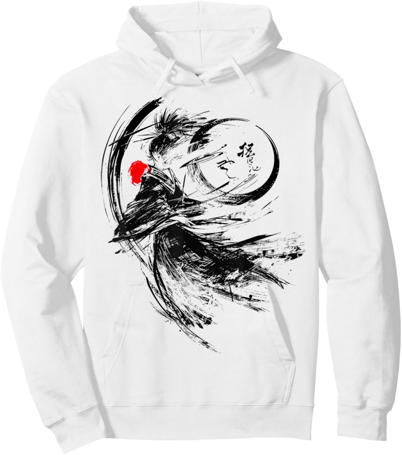 Anime Abstract Art Human Men Drawing Graphic Anime Hoodie - Hoodie | White