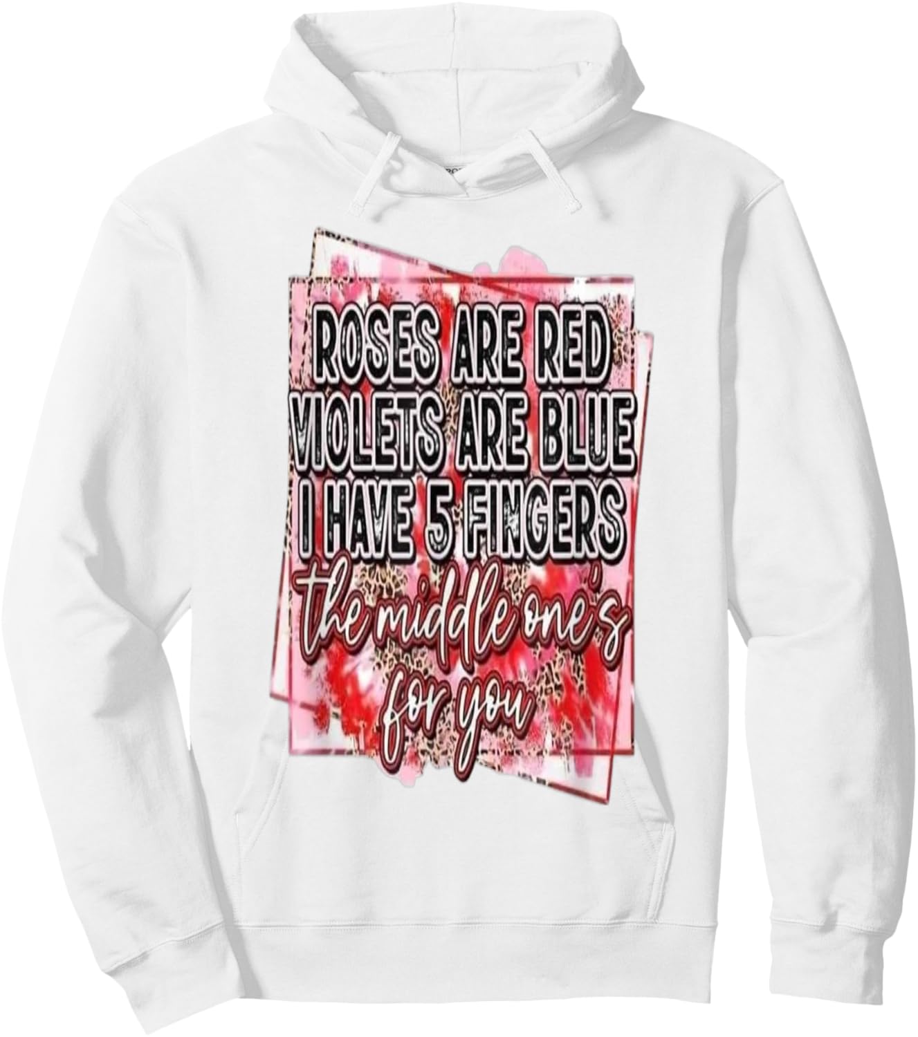 Roses are Red Hoodie - Hoodie | White