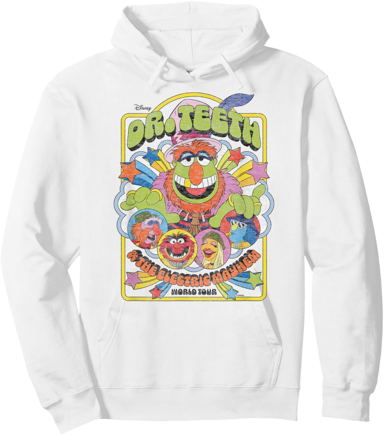 The Muppets - Dr Teeth Hoodie - Hoodie | White