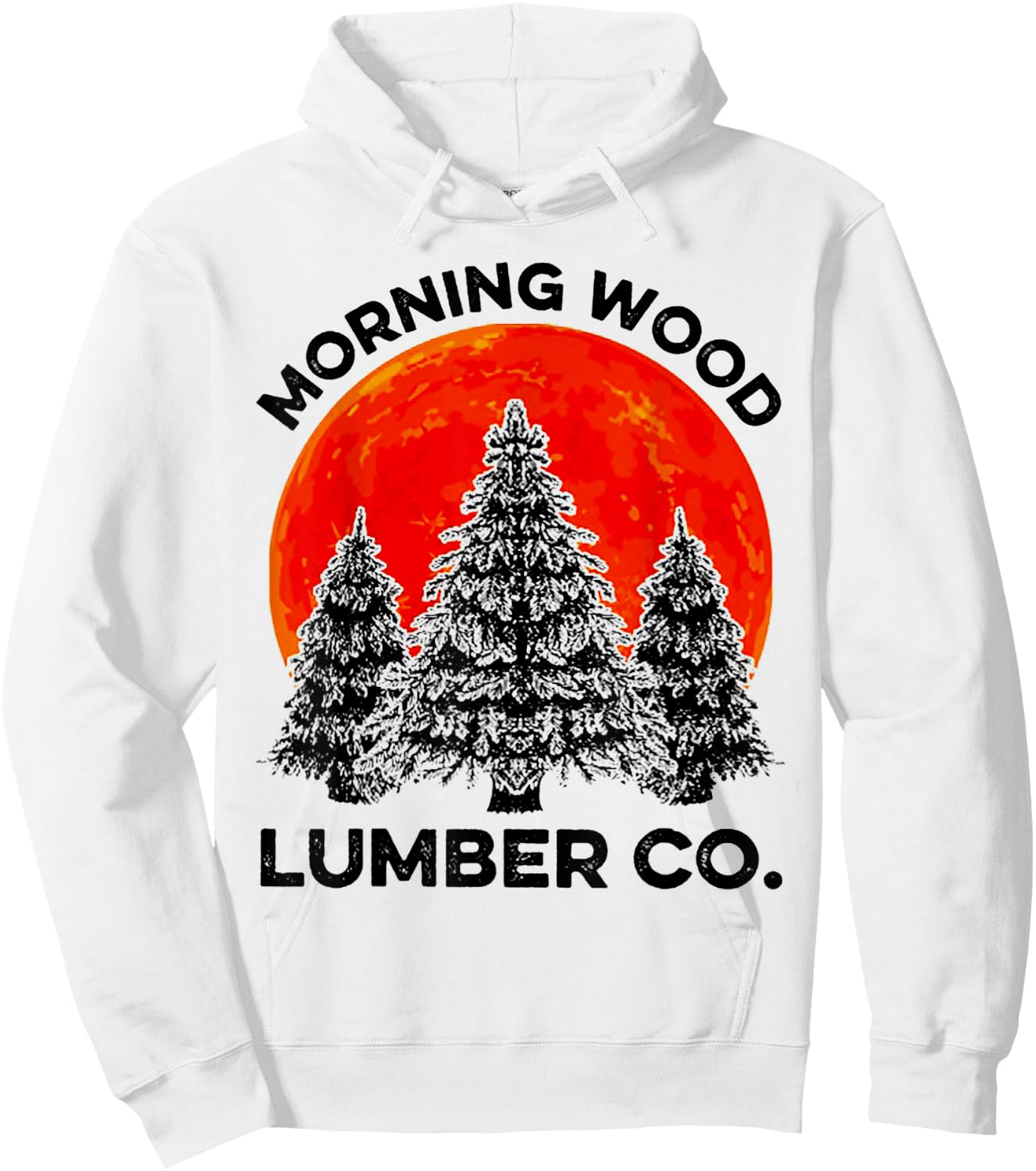 Morningwood Lumber Co. Sunset Forest Hoodie - Hoodie | White