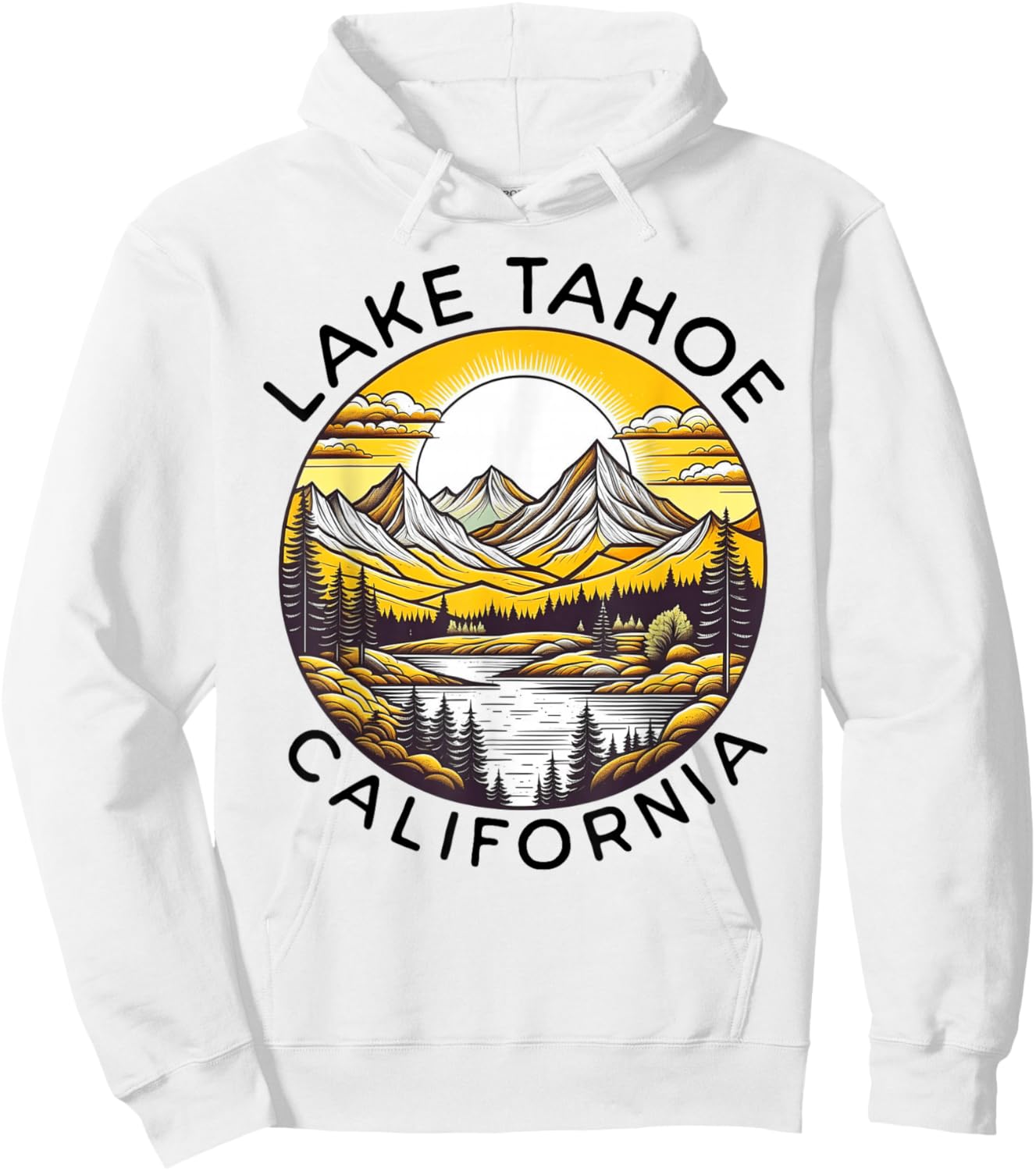 Lake Tahoe Hoodie - Hoodie | White