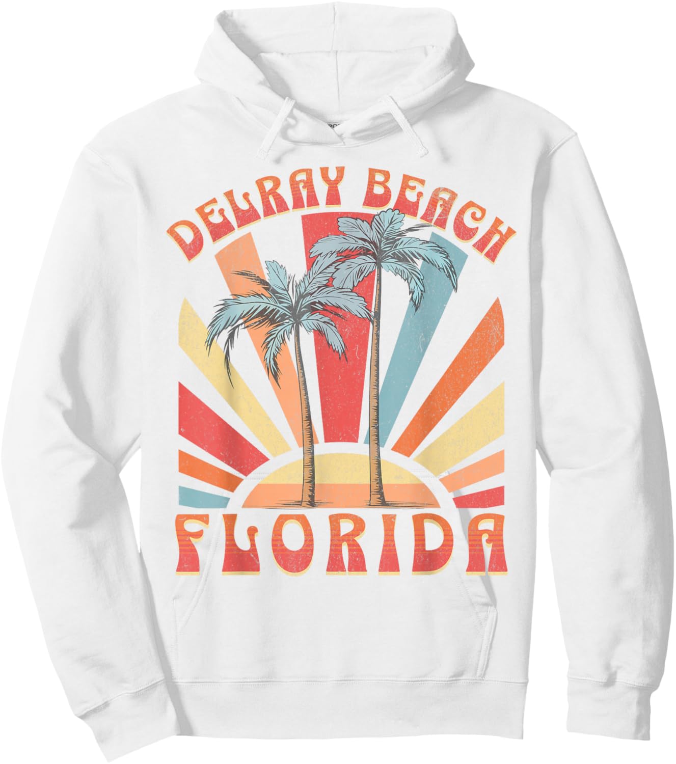Delray Beach Hoodie - Hoodie | White