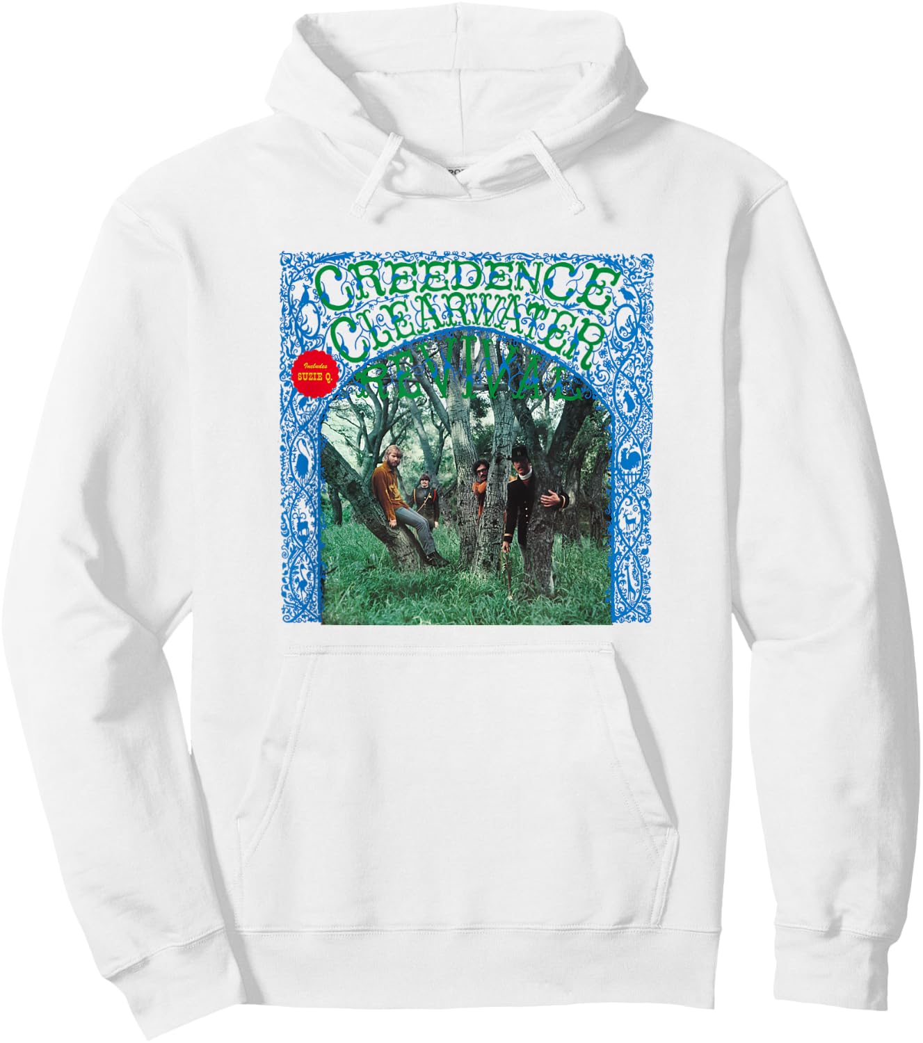 Creedence Clearwater Revival Tree Hoodie - Hoodie | White