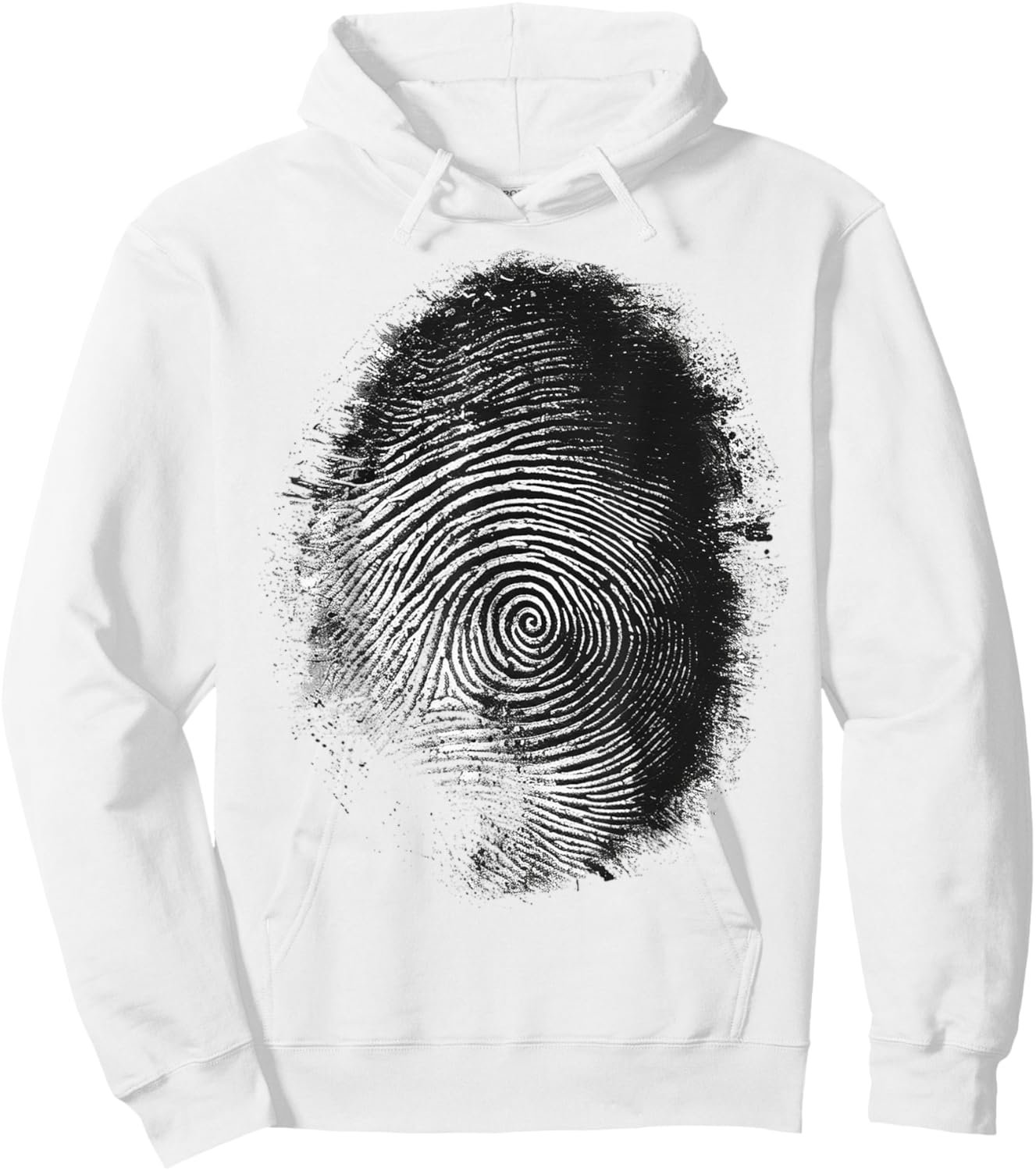 Abstract Drawing Art Graphic Motif Artwork Hoodie - Hoodie | White