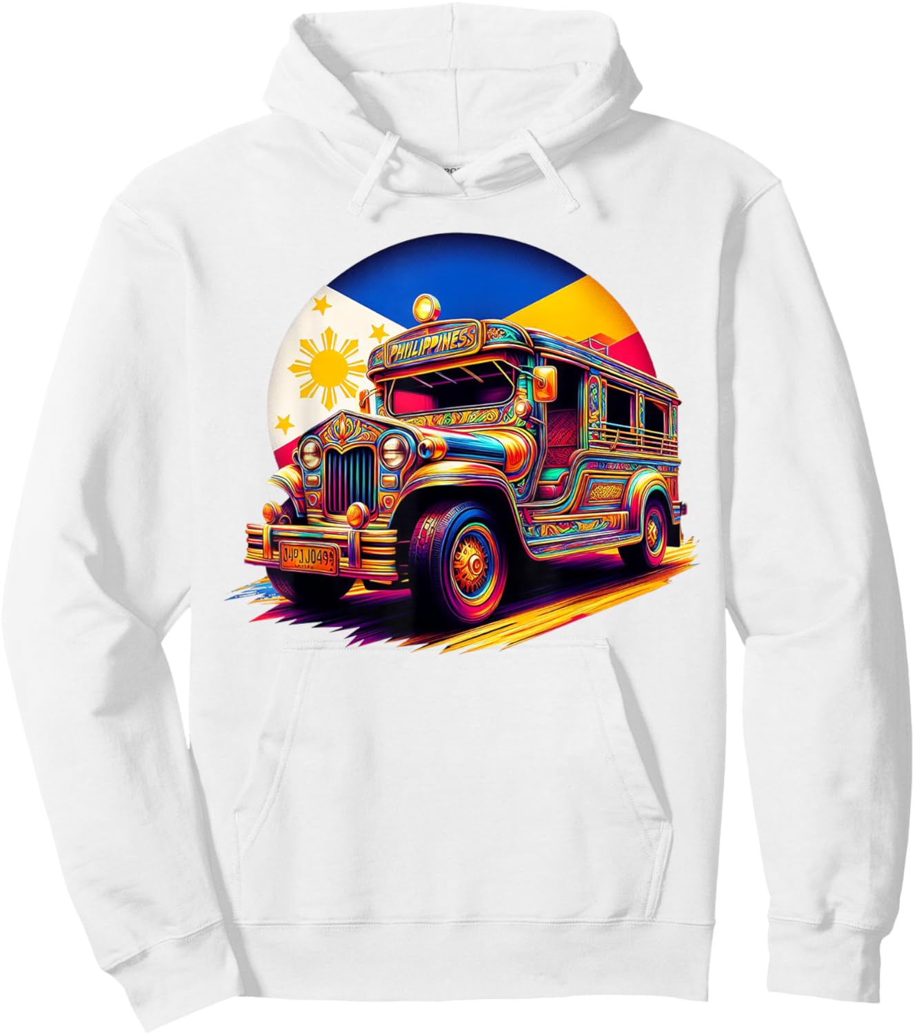 Philippines Flag Proud Filipino Souvenir Philippines Jeepney Hoodie - Hoodie | White