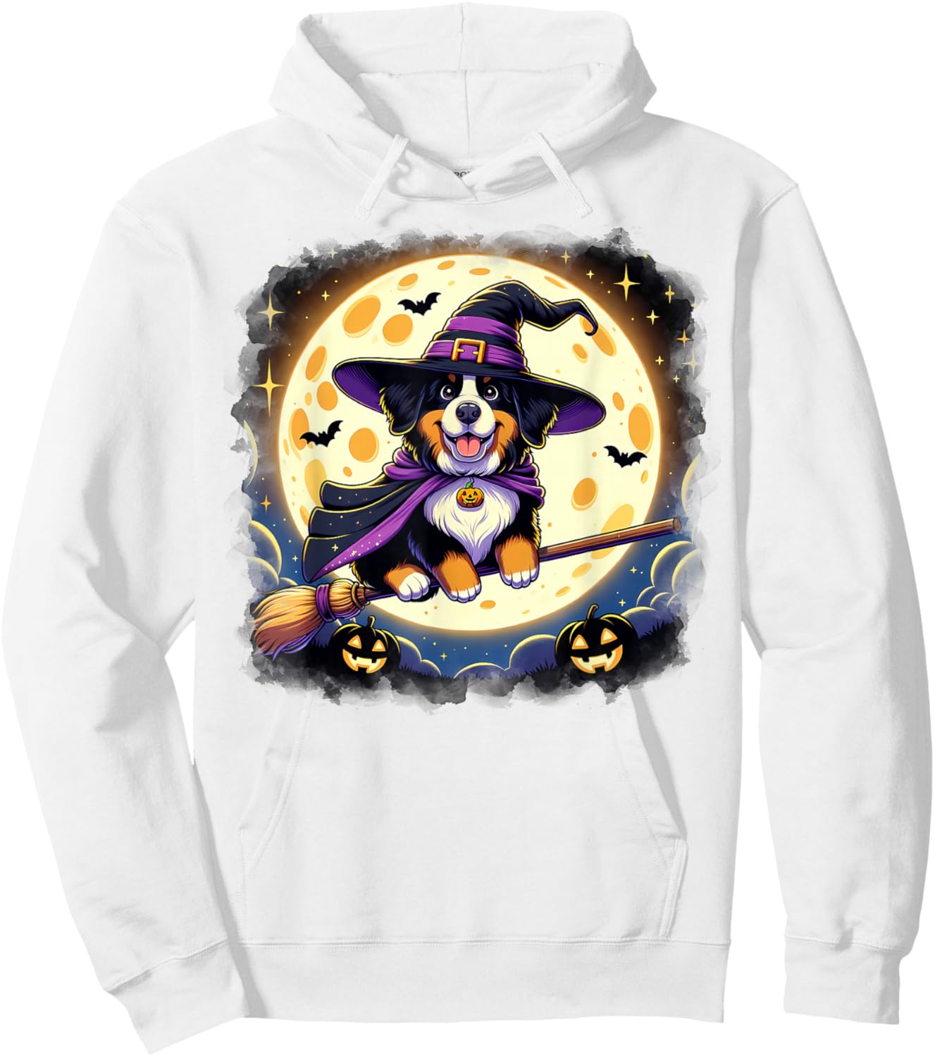Bernese Mountain Dog Lover Halloween Costume Girls Hoodie - Hoodie | White