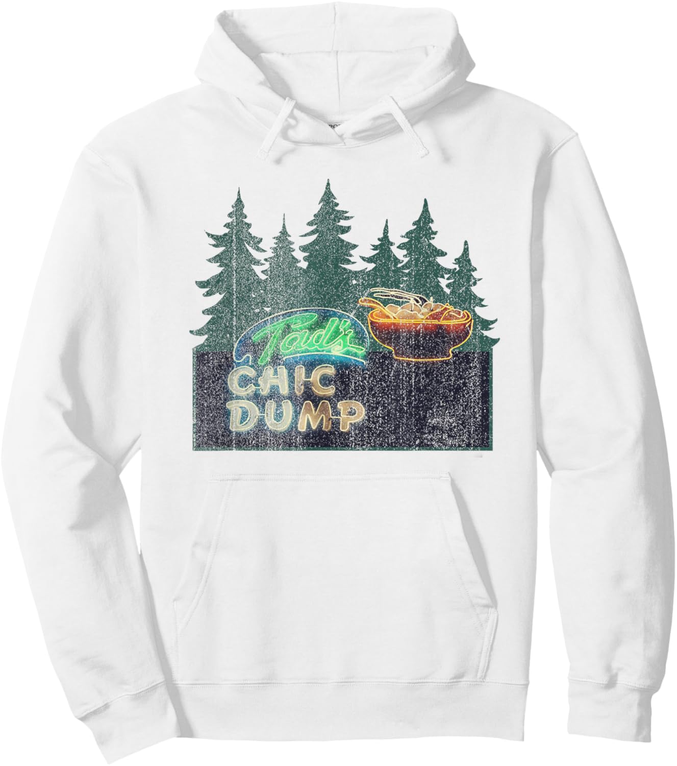 Tad's Chic Dump Funny Food Tad Chicken Dumpling Hoodie - Hoodie | White