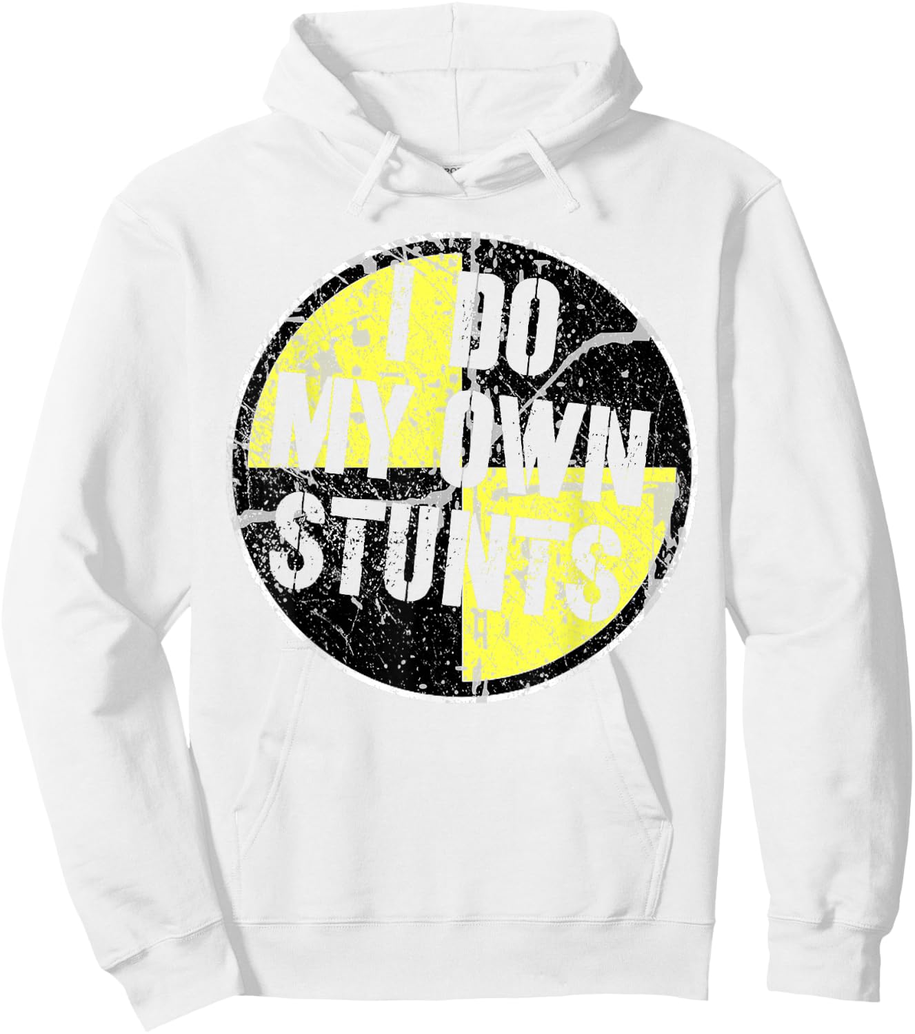 I DO MY OWN STUNTS Random Gravity Checks Crash Test Dummy Hoodie - Hoodie | White