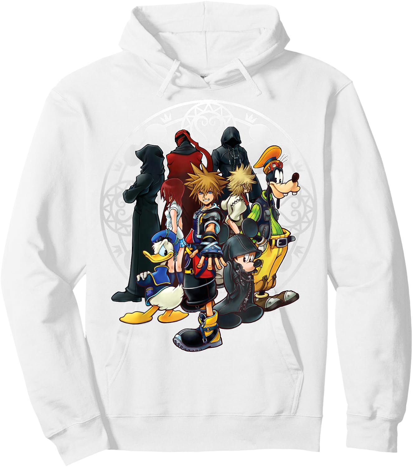 Kingdom Hearts - Dark Squad Hoodie - Hoodie | White