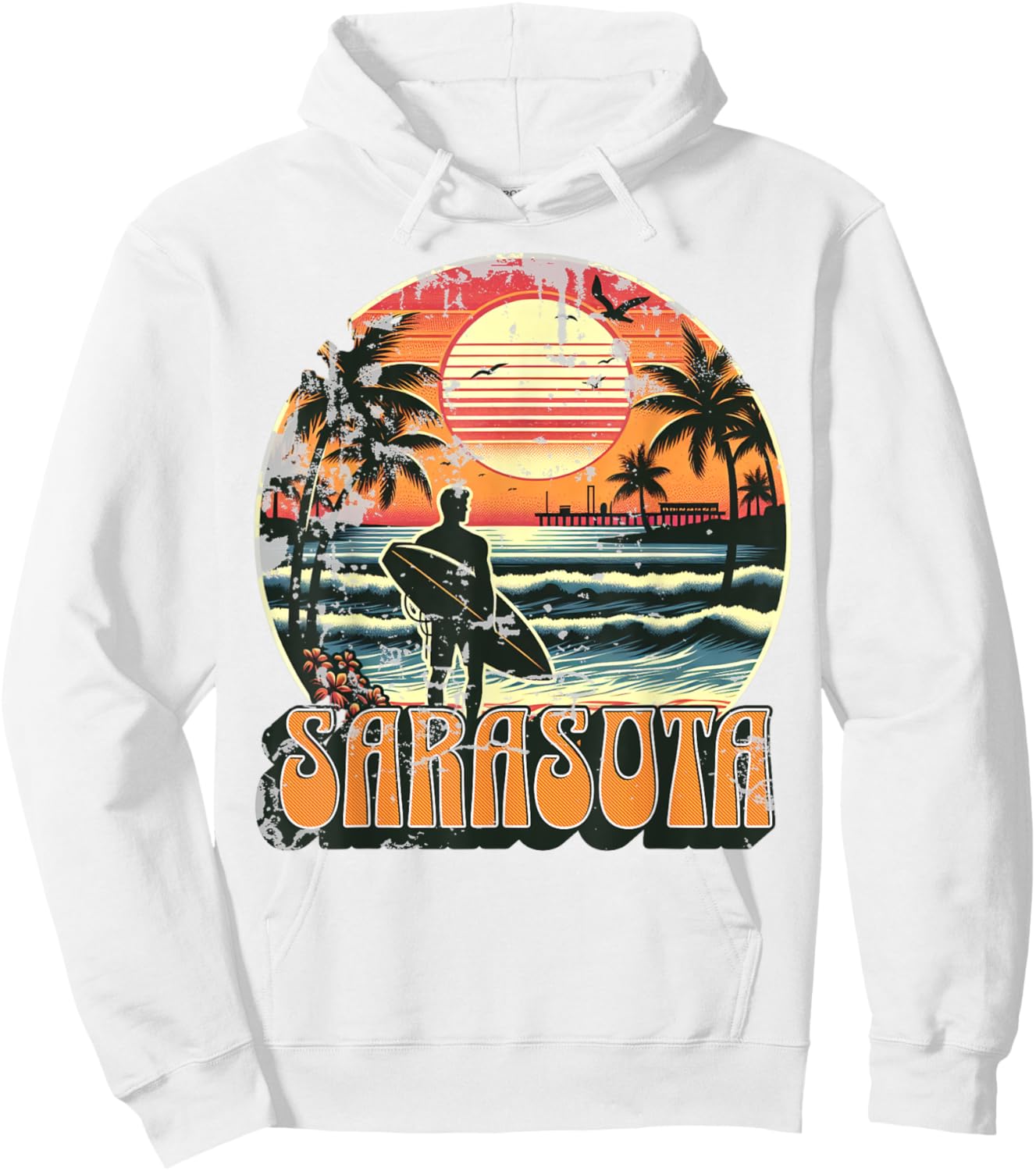 Sarasota Hoodie - Hoodie | White