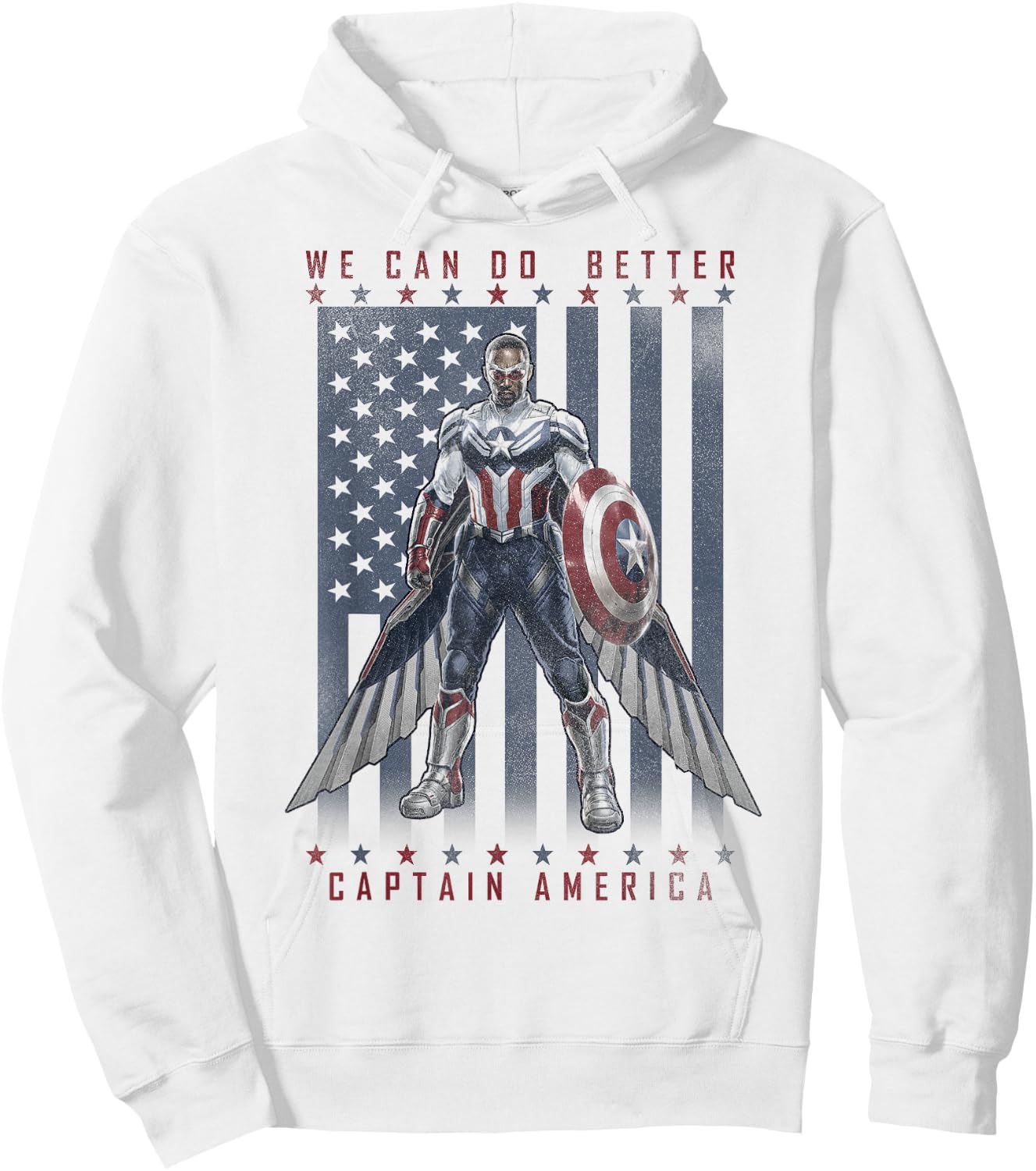 Marvel The Falcon And The Winter Soldier We Can Do Better Hoodie - Hoodie | White