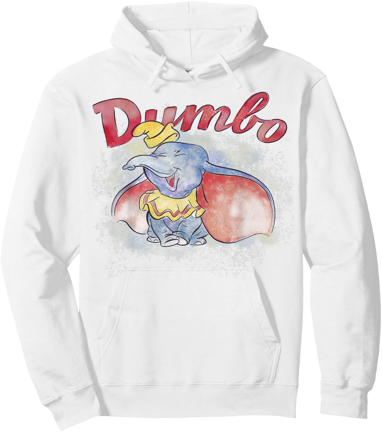 Disney Dumbo Watercolor Portrait Hoodie - Hoodie | White