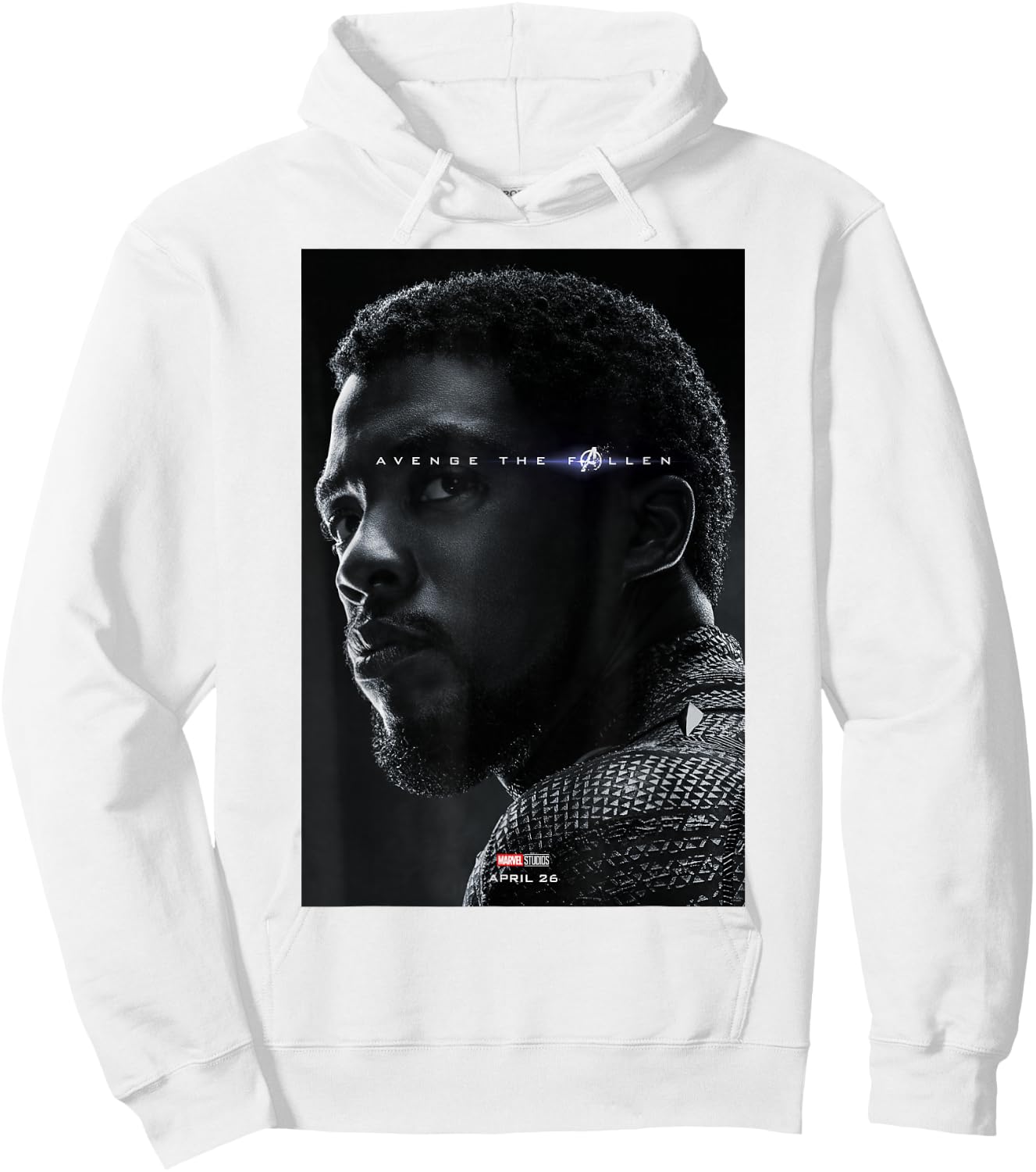 Marvel Avengers Endgame Black Panther Avenge The Fallen Hoodie - Hoodie | White