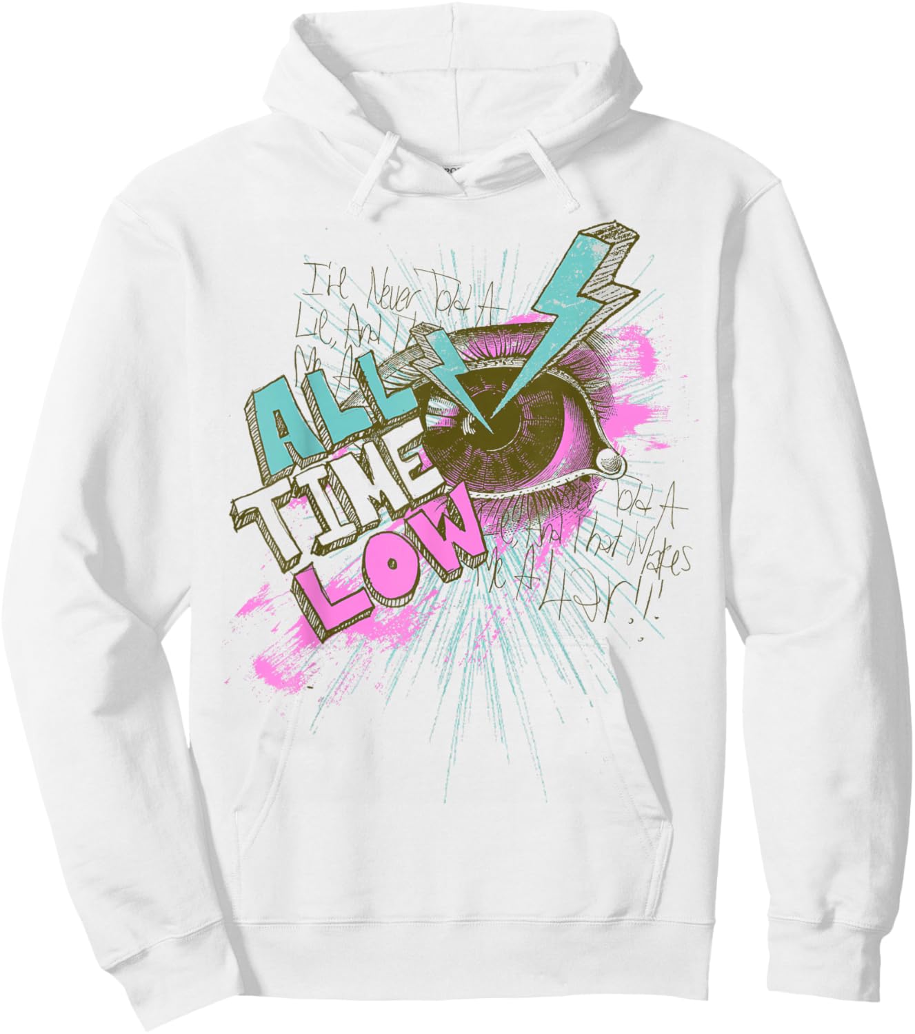 All Time Low Eyebolt Hoodie - Hoodie | White