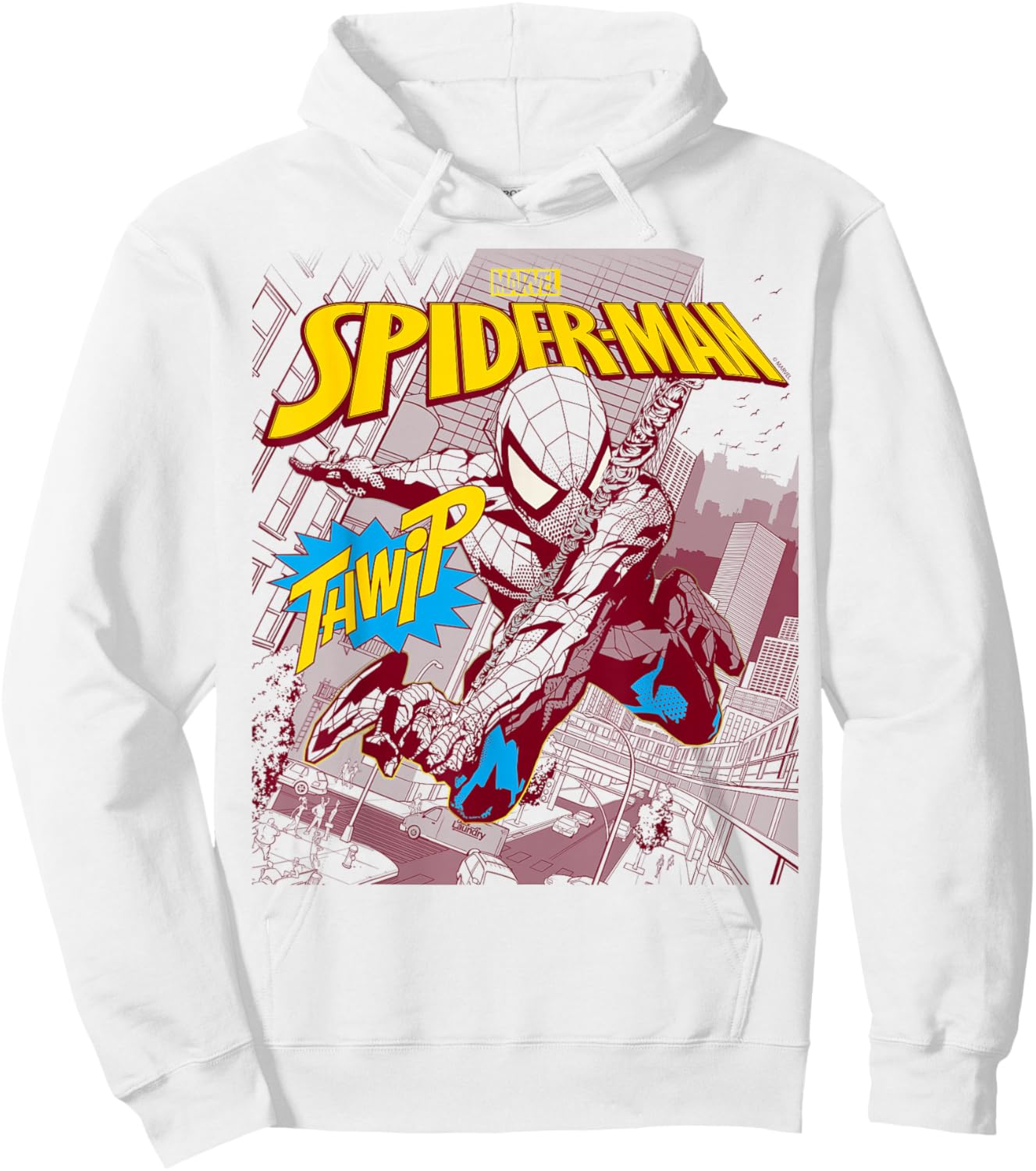Spider-Man - Thwip Swing Hoodie - Hoodie | White