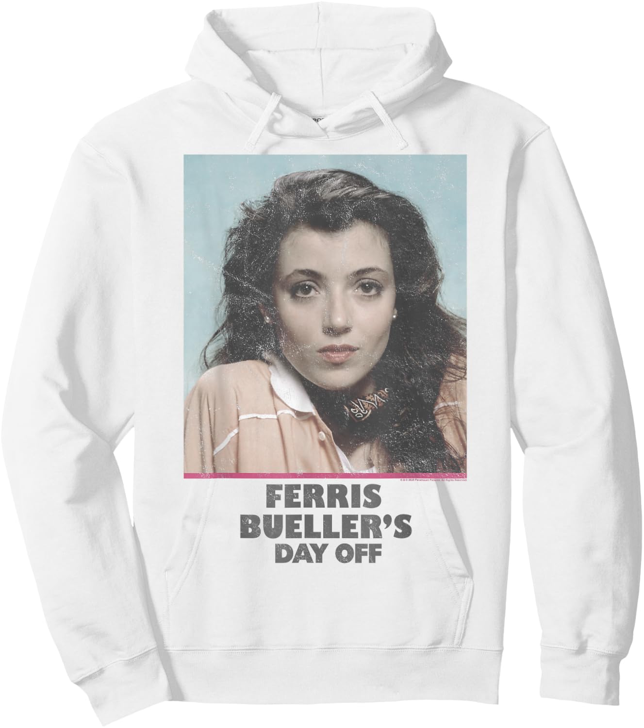 Ferris Bueller's Day Off Sloane Peterson Portrait Hoodie - Hoodie | White