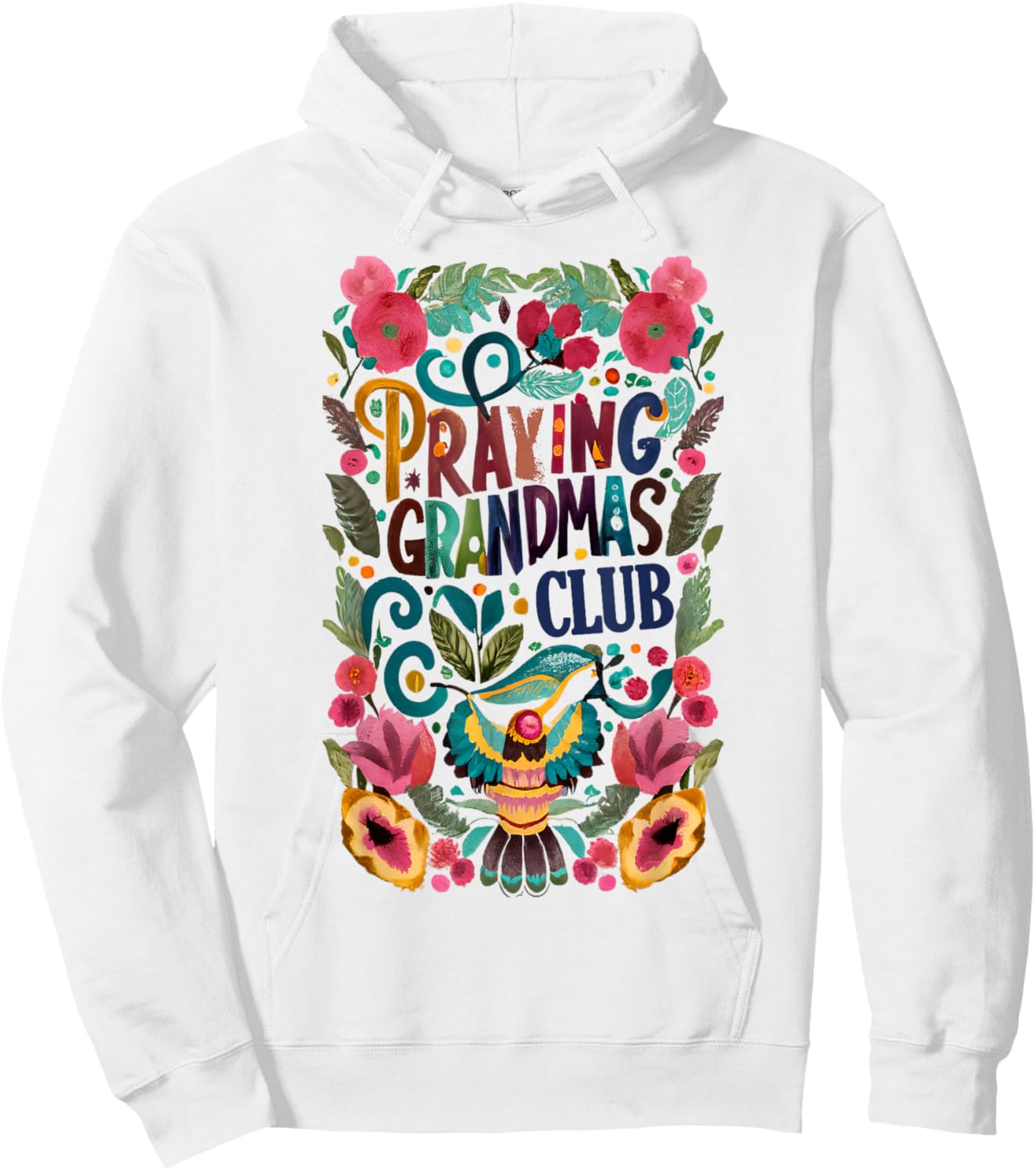 Praying Grandma Club Faith Grandmother Prayers Christians Hoodie - Hoodie | White