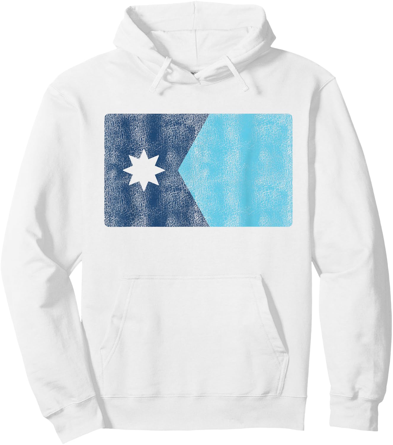 Retro Minnesota Flag MN Souvenir Men Women Kids Hoodie - Hoodie | White