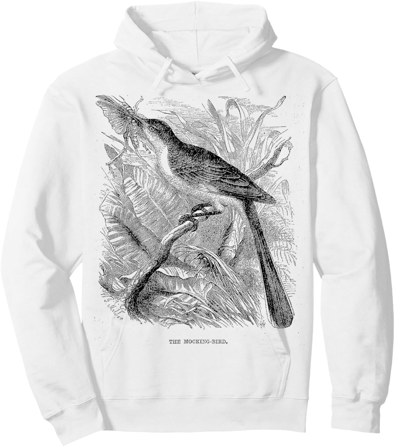 Mockingbird bird Texas Vintage Mockingbird bird Texas Hoodie - Hoodie | White