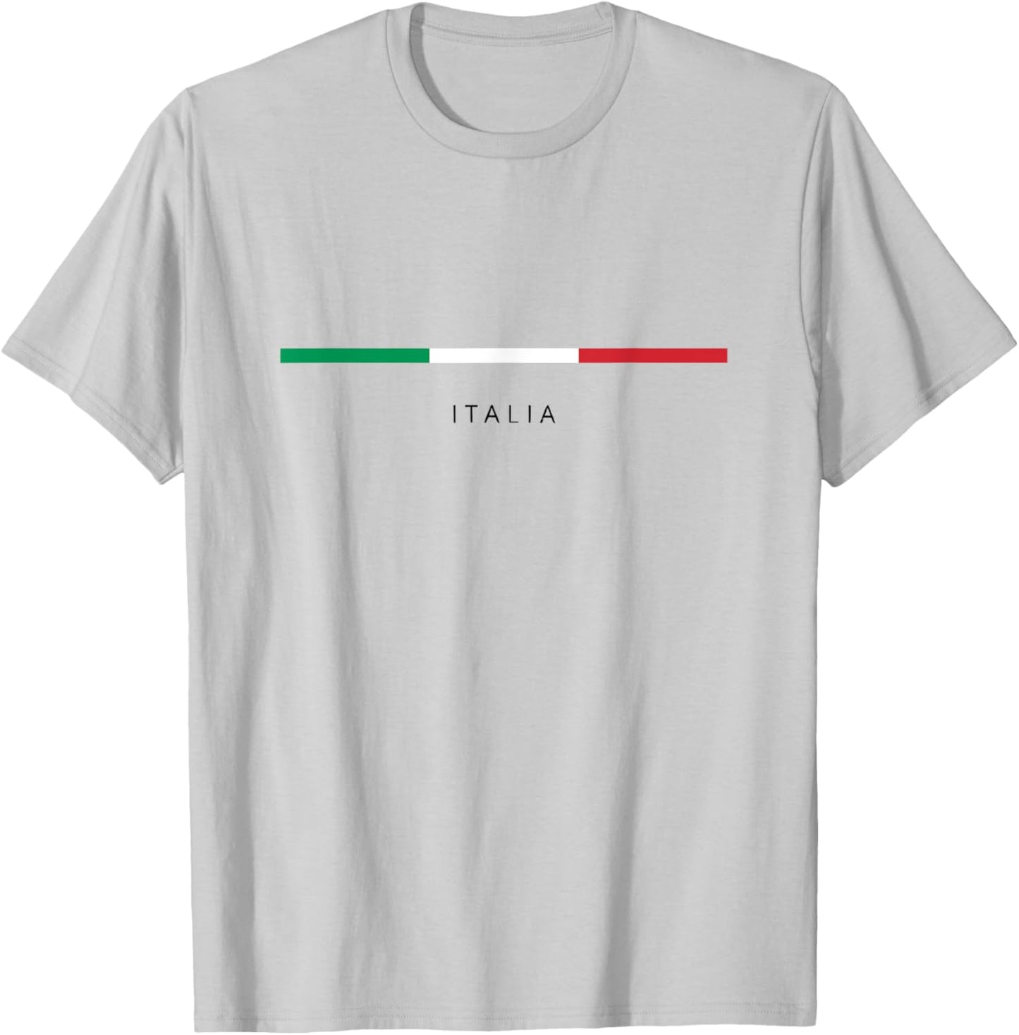 Italy Printed T-Shirt - T-Shirt | Ash