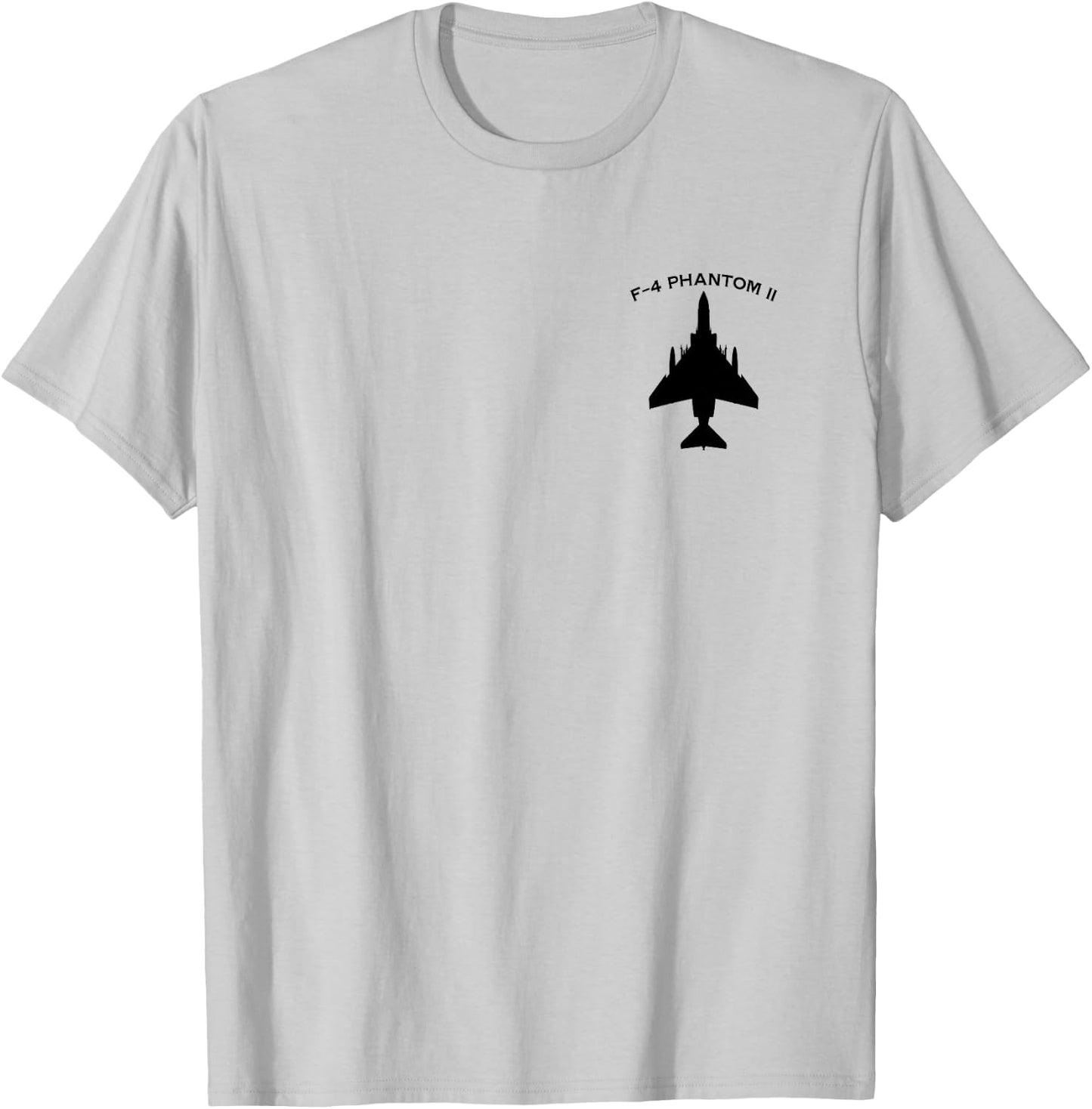 F-4 Phantom II Naval Fighter Bomber Jet Interceptor Aircraft T-Shirt - T-Shirt | Ash