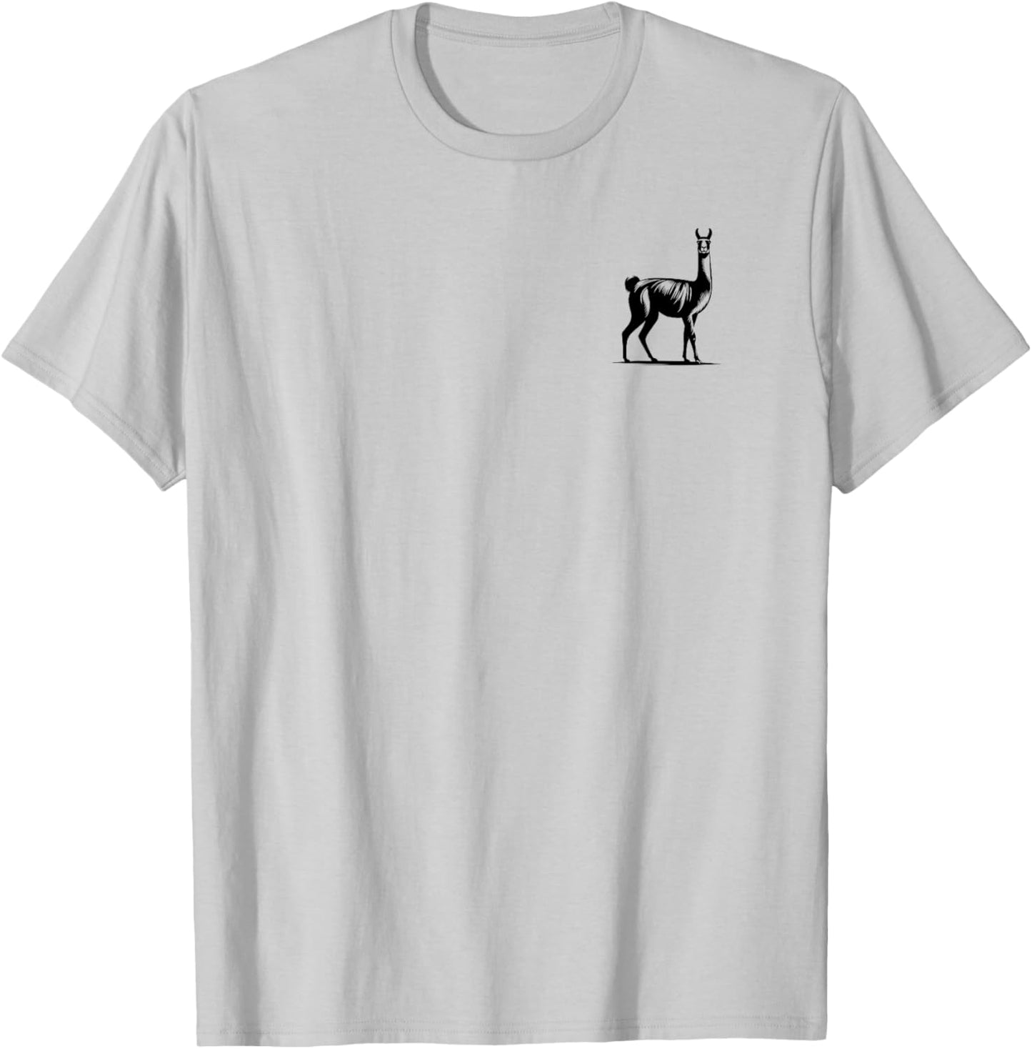 Guanaco Dad Mom Lover - Monochromatic Guanaco T-Shirt - T-Shirt | Ash