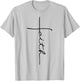 Faith Cross T-Shirt - T-Shirt | Ash