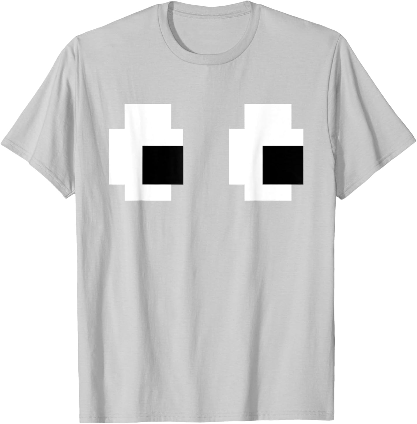 Retro Arcade Game Ghost 80s 8 bit Halloween Group Costume T-Shirt - T-Shirt | Ash