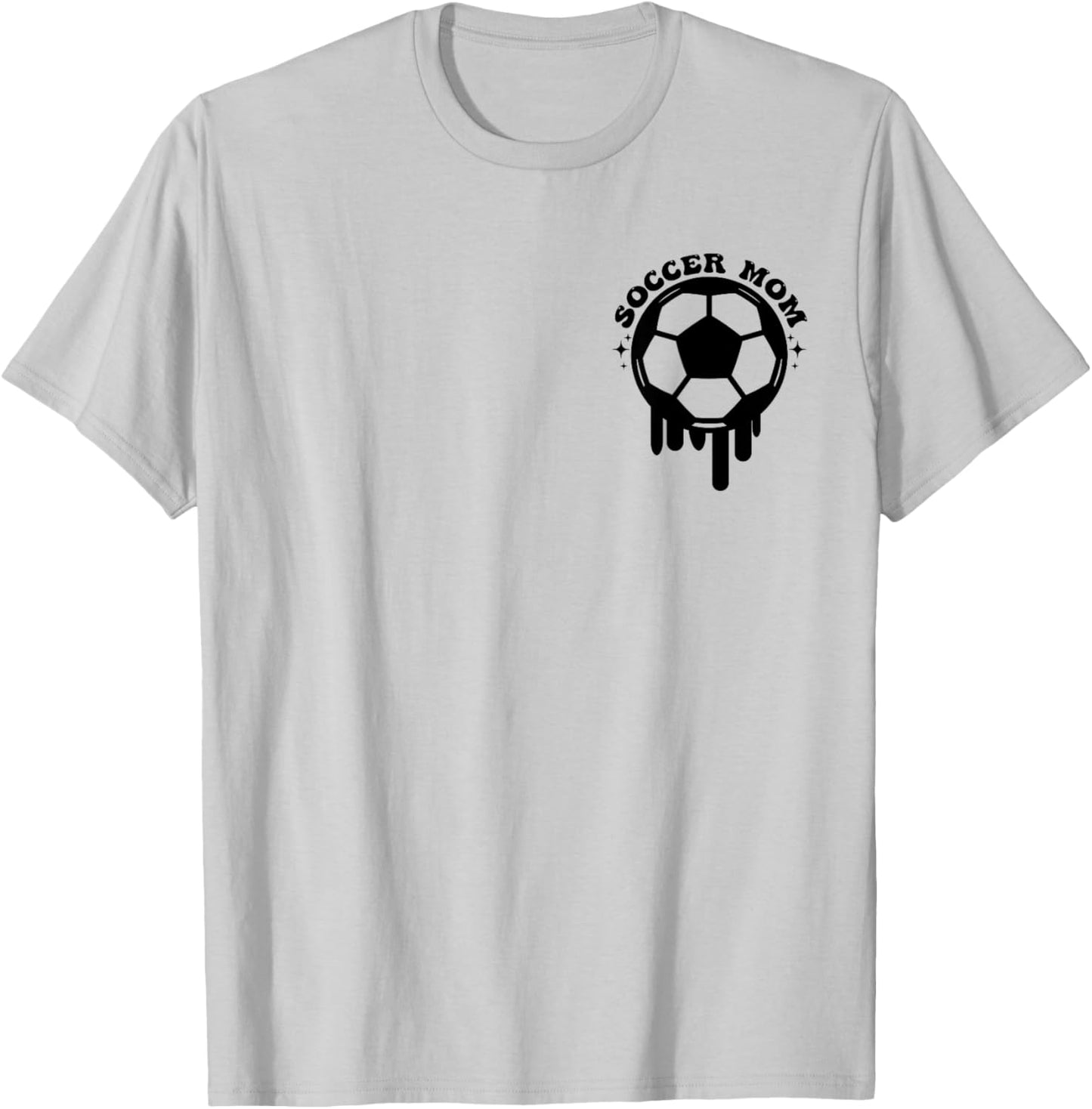 Soccer Mom Let’s kick Some Grass Funny Cheer mom T-Shirt - T-Shirt | Ash