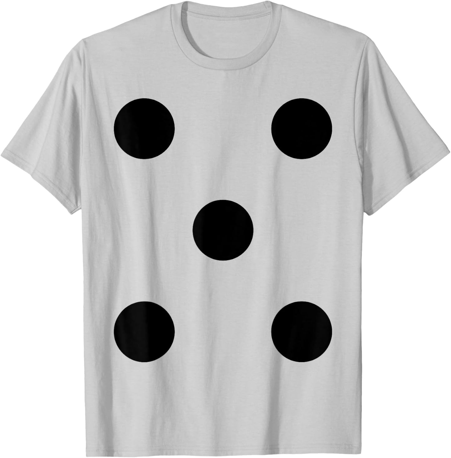 Dice 5 Halloween Costume Friends Group Family Games T-Shirt - T-Shirt | Ash