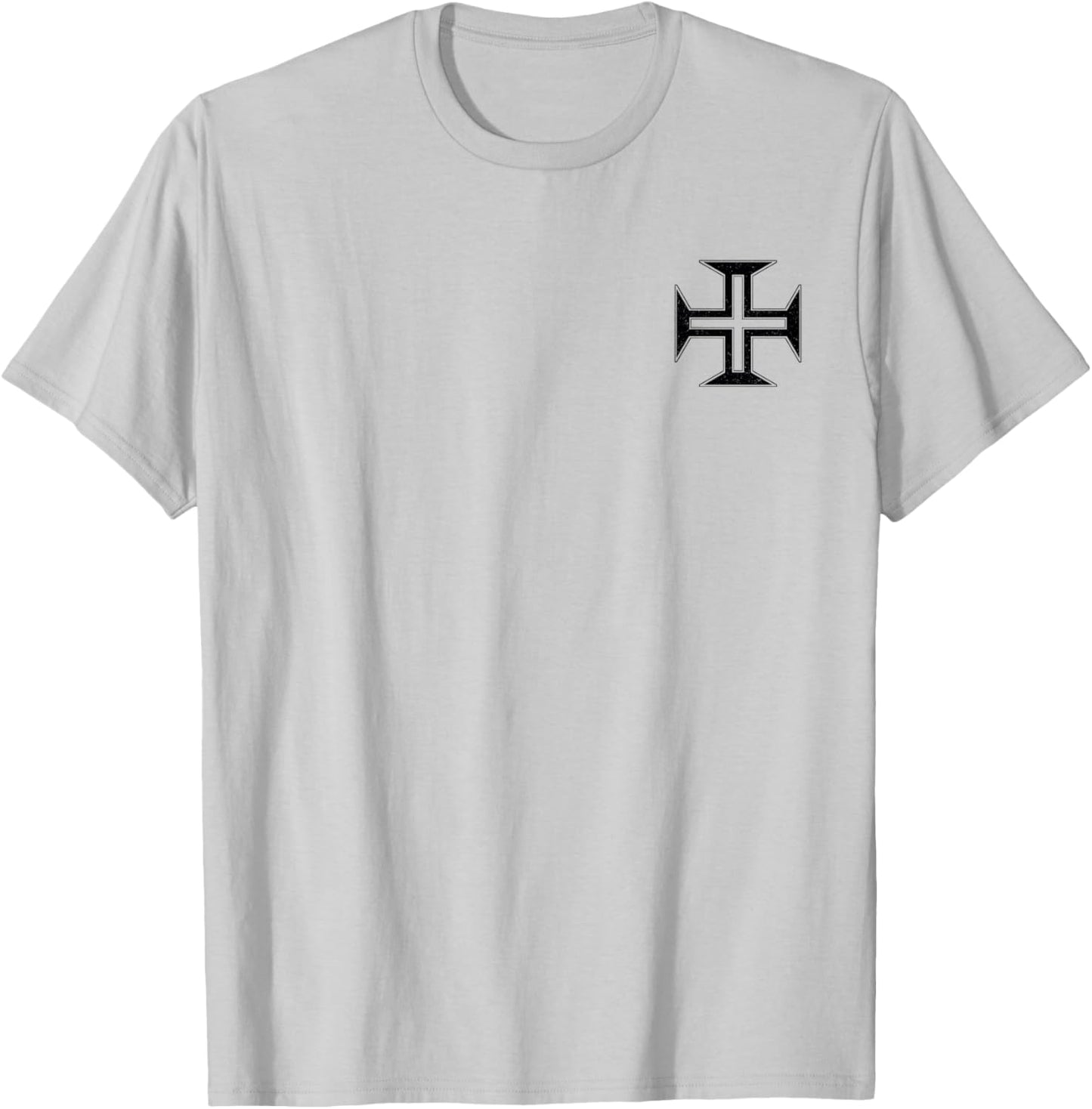 Portuguese Cross Order of Christ Cross Portugal T-Shirt - T-Shirt | Ash