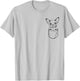 Chihuahua Dog in Pocket Dogs Adoption Pets Lovers Women Kids T-Shirt - T-Shirt | Ash