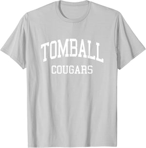 Tomball High School HS Tomball TX Retro Sports T-Shirt - T-Shirt | Ash
