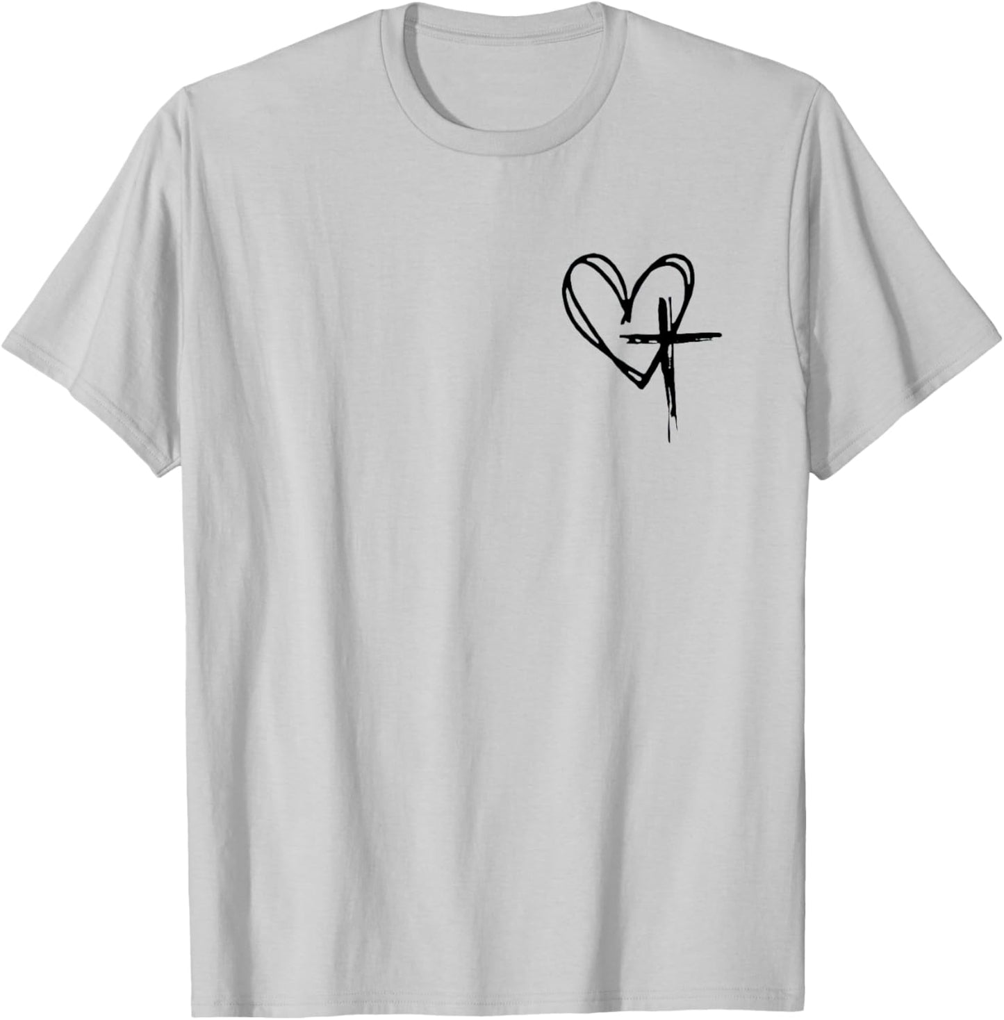 Jesus Has My Back T-Shirt - T-Shirt | Ash