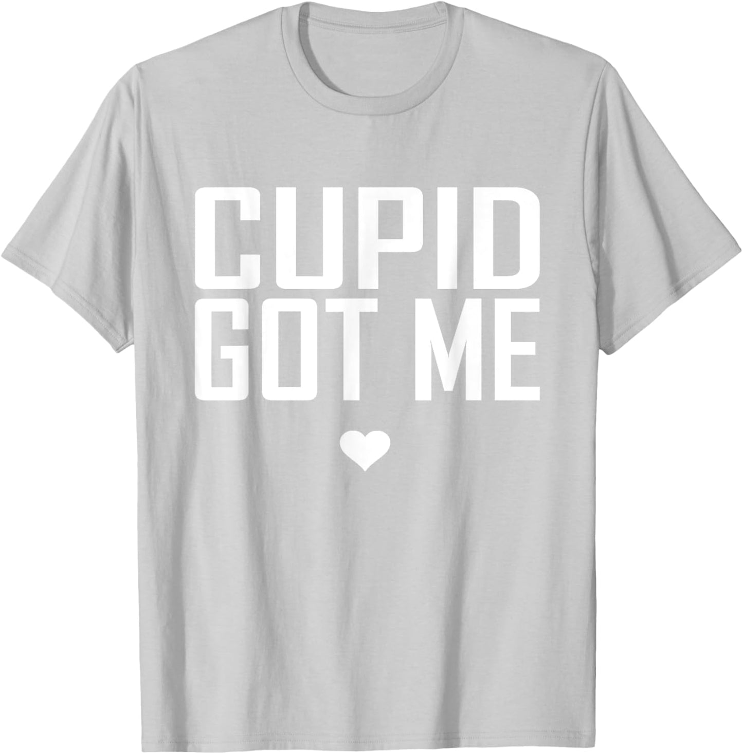 Cupid got me cute romance cherub valentine gift outfit T-Shirt - T-Shirt | Ash