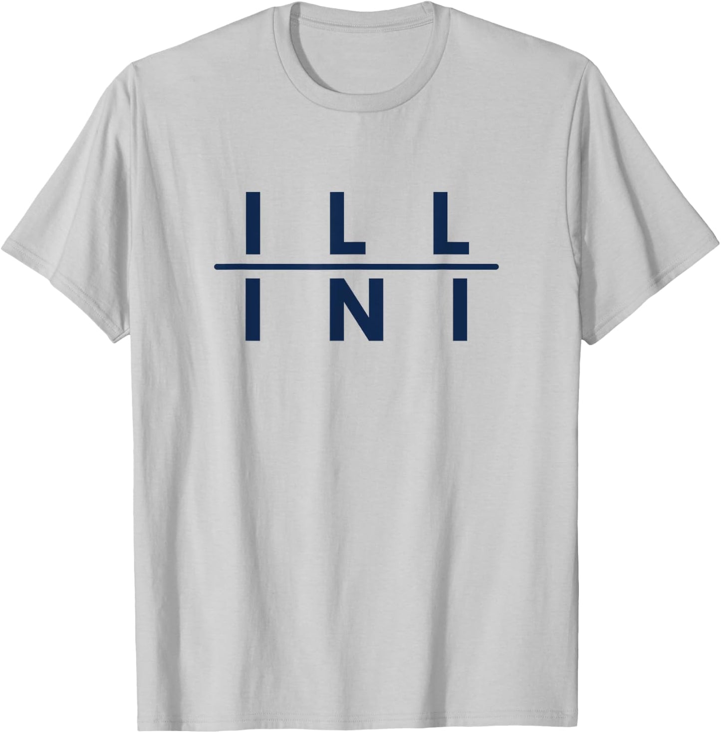 Illinois IL Athletics Fans T-Shirt - T-Shirt | Ash