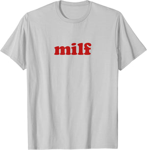 milf y2k aesthetic , white, S T-Shirt - T-Shirt | Ash